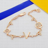 small flower bracelet designer for women non tarnish stainless steel 18k gold plated charm bracelet luxe fashion fine jewelry woman girl birthday gift daily outfit