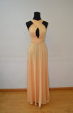 themeisles Beautiful Light Champagne Multi Way Bridesmaid Dress, Women Summer Dress,Convertible Dresses