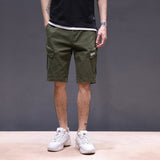 themeisles Workwear Shorts Men's Fashion Brand Summer Loose Track Pants Men's Casual Fifth Pants Middle Pants Korean Style Trendy Men's Pants