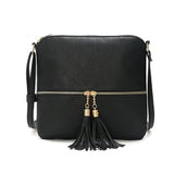 THEMEISLES Cross Border Hot Sale Crossbody Tassel Bag Saddle Tassel Shoulder Bag for Women