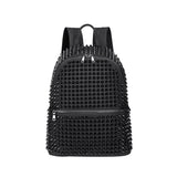 New Fashion Rivet Canvas Bag Personalized Trendy Backpack Casual Fashion Large Capacity Women's Bag