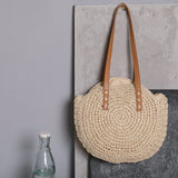 THEMEISLES One Piece Dropshipping Factory Wholesale New Straw Bag Shoulder Bag Women's Bag Woven Bag Beach Vacation Travel Large Capacity