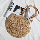 THEMEISLES One Piece Dropshipping Factory Wholesale New Straw Bag Shoulder Bag Women's Bag Woven Bag Beach Vacation Travel Large Capacity