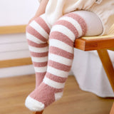 Winter Thick Warm Plush Baby Stockings Super Soft Knee High Socks For Newborn Infant Toddler Boys Girls Long Socks 0-3years Old