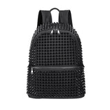 New Fashion Rivet Canvas Bag Personalized Trendy Backpack Casual Fashion Large Capacity Women's Bag