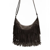 THEMEISLES Cross Border Hot Sale Crossbody Tassel Bag Saddle Tassel Shoulder Bag for Women