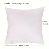 Ultra-Soft White Square Throw Pillow Insert - Hypoallergenic, Machine Washable, Perfect for Sofa, Bed, and Home Decor | 18x18 Inches