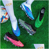 Soccer Shoes Mens Professional Light Non-Slip Soft Tf/Fg Football Boots Cleats Grass Training Sneakers Outdoor Sport Footwears 240607 Dhgrh