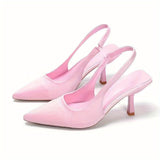 Elegant Versatility: Chic Lightweight Women's Stiletto with Pointed Toe - Perfect All-Season Solid Color Shoes