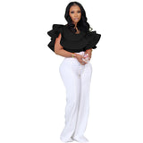 Womens Sexy Off Shoulder Blouses Spring Designer Ruffle Shirt Tops for Lady Free Ship