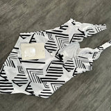 Swimsuit designer swim suits luxury one piece bathing suit Womens Swimwear Geometric black and white geometric swimsuit fashion tank sport swimwear