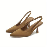 Elegant Versatility: Chic Lightweight Women's Stiletto with Pointed Toe - Perfect All-Season Solid Color Shoes