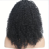 Headband Wigs For Women Black Short Afro Kinky Curly Headband Wig Shoulder Length Kinky Curly Synthetic Wig, 14 Inch #350 None Lace Front Wigs For Women 1B#