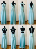 themeisles Beautiful Spandex Multi Way Bridesmaid Dress, Women Summer Dress,Convertible Dresses