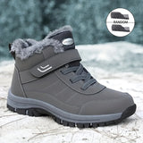 Men's Winter Fashion Snow Boots - Warm, Non-Slip, Durable With Hook-and-loop Fastener Closure, Comfortable Ankle High In Multiple Colors