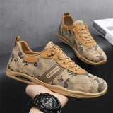 Men Shoes Hot Sale Camouflage Breathable Casual Canvas Shoes Wear-resistant Hiking Trendy Shoes Grey Free shipping