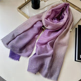 Elegant Golden-Stamped Star Scarf For Women - Breathable, Warm, And Versatile Shawl For All Seasons