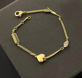 Fashion 18k gold charm designer Bracelets for Women Party Wedding Lovers gift engagement jewelry