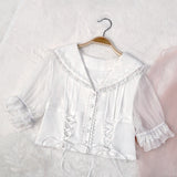 themeisles Cute Bunny Lace Shirt SE22127