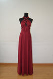 themeisles New Spandex Wine Red Multi Way Bridesmaid Dress, Women Summer Dress,Convertible Dresses