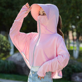 themeisles Women Sunscreen Hat Ice Silk Clothing Summer Big Edge Outdoor Shirt Short Coat Uv Protection Boy Hat Sun?hat New