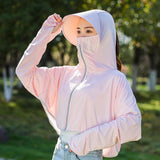 themeisles Women Sunscreen Hat Ice Silk Clothing Summer Big Edge Outdoor Shirt Short Coat Uv Protection Boy Hat Sun?hat New