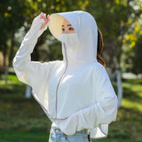 themeisles Women Sunscreen Hat Ice Silk Clothing Summer Big Edge Outdoor Shirt Short Coat Uv Protection Boy Hat Sun?hat New