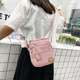 themeisles  Kawaii Crossbody Bag Women Small Flap Shoulder Bag For Women New  Fashion Nylon Bag Messenger Bag Bolsa Feminina Women Bag