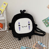 themeisles Japanese Style Faceless Man Small Bag Plush Crossbody Bags Women Mini Mobile Phone Bag Shoulder Bag For Women Bolsa Feminina Sac