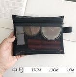 themeisles  Mini Mesh Cosmetic Bag Women Portable Lipstick Bag Makeup Bag One Set Makeup Pouch Toiletry Bag Necessarie Feminina Kosmetyczka