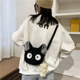 themeisles  Japanese Style Kawaii Bag Women Cartoon Plush Shoulder Bag For Women New Crossbody Bag Small Phone&Purse Bag Bolsa Feminina