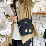 themeisles  Kawaii Crossbody Bag Women Small Flap Shoulder Bag For Women New  Fashion Nylon Bag Messenger Bag Bolsa Feminina Women Bag