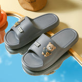 THEMEISLES Women's Summer Eva Slip-on Slippers Home Couple Slippers Non-Slip Indoor Bathroom Bath Sandals Men's Wholesale