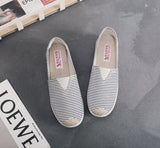 themeisles Spring New Old Beijing Cloth Shoes Women's Soft Bottom Lazybones' Shoes Canvas Foreign Trade Shoes Comfortable Fisherman Shoes Korean Style Versatile