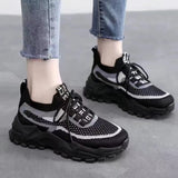 themeisles Women's Shoes Summer New Ladies Dad Shoes Trendy Women's Shoes Flying Woven Breathable Sneaker Tide Shake Fast Hot Sale Wholesale