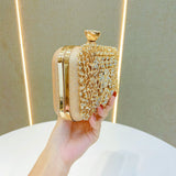 THEMEISLES 2025New New diamond-encrusted dinner bag 2025 women's banquet clutch bag Celebrity versatile dress rhinestone bag