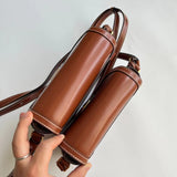 THEMEISLES South Korea JoyG Bag  New Saddle Bag Women's Fashion Retro Cattle Leather Bag Korean Suxi Same Style Women Bag