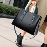 THEMEISLES Bag  New Tote Bag Women's Simple Handbag Women's Shoulder Crossbody High-Grade Soft Leather Women's Bag