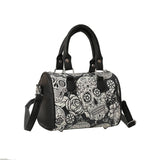 THEMEISLES New Boston Women's Bag Minority Fashion Skull Print Handbags Personality Shoulder Bag European and American Portable Pillow Bag