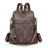 2025 Classic popular women's backpack New new retro casual backpack multi-functional large-capacity shoulder messenger bag