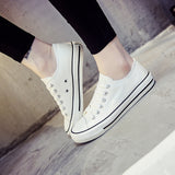 themeisles Summer New  Canvas Shoes Women's White Shoes Cloth Shoes Girls Ins Retro Easy Matching College Style Lovers Shoes A01