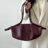 Shoulder bag  new pleated women's bag high-end Korean version fashion cloud bag women's texture commuter messenger bag