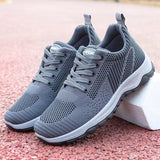 New Spring and Autumn Flying Woven Men's and Women's Couple Sneakers Fashionable All-Match Running Shoes Mesh Breathable Casual Walking Shoes