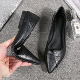 THEMEISLES Women's High Heels  New Internet Celebrity 202 300 Pointed Thin  Style Less Black Strip Factory Wholesale