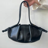 Shoulder bag  new pleated women's bag high-end Korean version fashion cloud bag women's texture commuter messenger bag