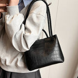 Handbag New hot-selling stone pattern bag new fashion versatile commuter bag high-end light luxury shoulder bag women