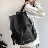 Trendy Cool Men's and Women's Backpack Wholesale Motorcycle Large Capacity Street Student Schoolbag New Backpack Men's Leather