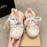 themeisles Spring New Women's Casual Shoes Ugly and Cute Big Head Sports Board Shoes Muffin Dissolved Platform Canvas Shoes Wholesale