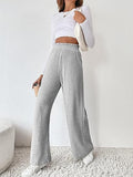 themeisles Autumn and Winter New Cross-Border  Independent Station Temu Best-Selling Leisure Loose Knitted Trousers Foreign Trade Women's Clothing