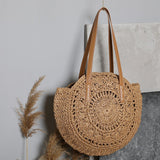 THEMEISLES One Piece Dropshipping Factory Wholesale New Straw Bag Shoulder Bag Women's Bag Woven Bag Beach Vacation Travel Large Capacity